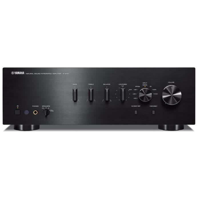 Amplificateur Hifi - YAMAHA - A-S701BL - 2 x 100W - Pureté sonore extreme et incroyable capacité d'alimentation