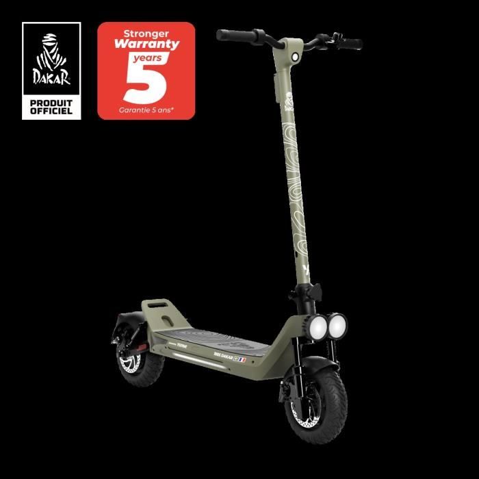 Trottinette Èlectrique - YEEP.ME - DAKAR 100S SUV CROSS - Roues 10 - 1200W - 48V - Autonomie 50km - Triple phare et clignotants