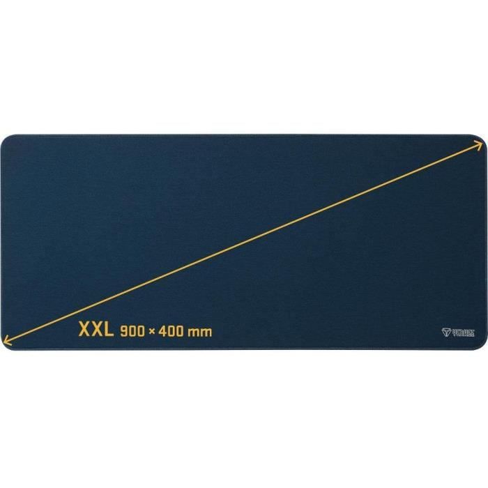 Tapis de souris de bureau XXL - YENKEE - YPM 9040BE