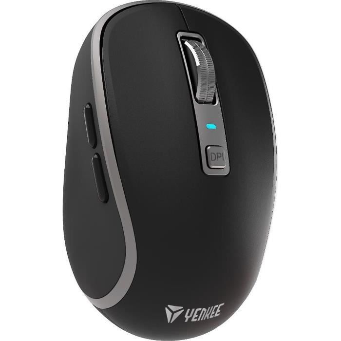 Souris sans fil rechargeable - NOBLE - YENKEE - YMS 2085BK