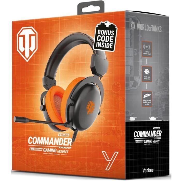 Casque gaming - COMMANDER - YENKEE - YHP WT300