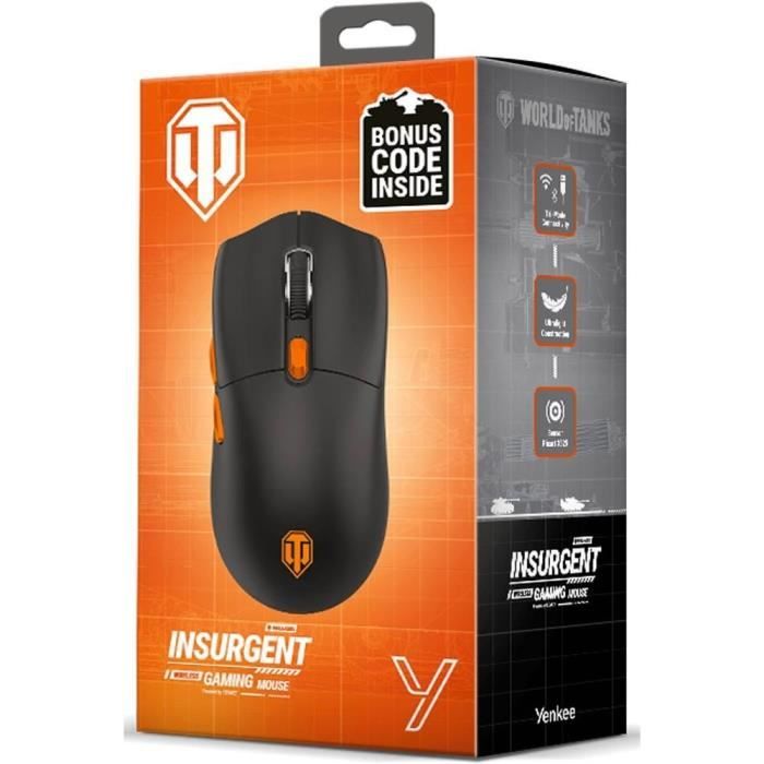 Souris gaming sans fil - INSURGENT - YENKEE - YMS WT300