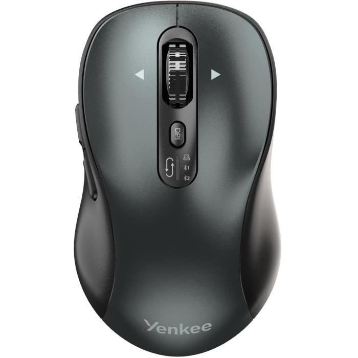 Souris sans fil rechargeable - Gyro - YENKEE - YMS 2010BK