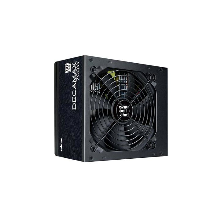 Alimentation PC - ZALMAN - DecaMax 700W - 80Plus - Non modulaire - Ventilateur 120mm - Noir