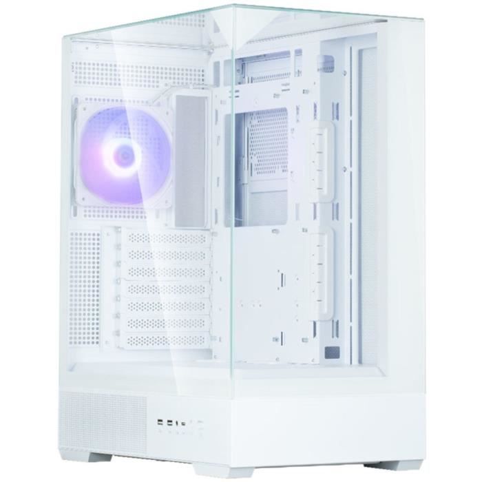 Boitier PC - ZALMAN - P40 Prism - Sans alimentation - Moyen tour - Format ATX - Blanc