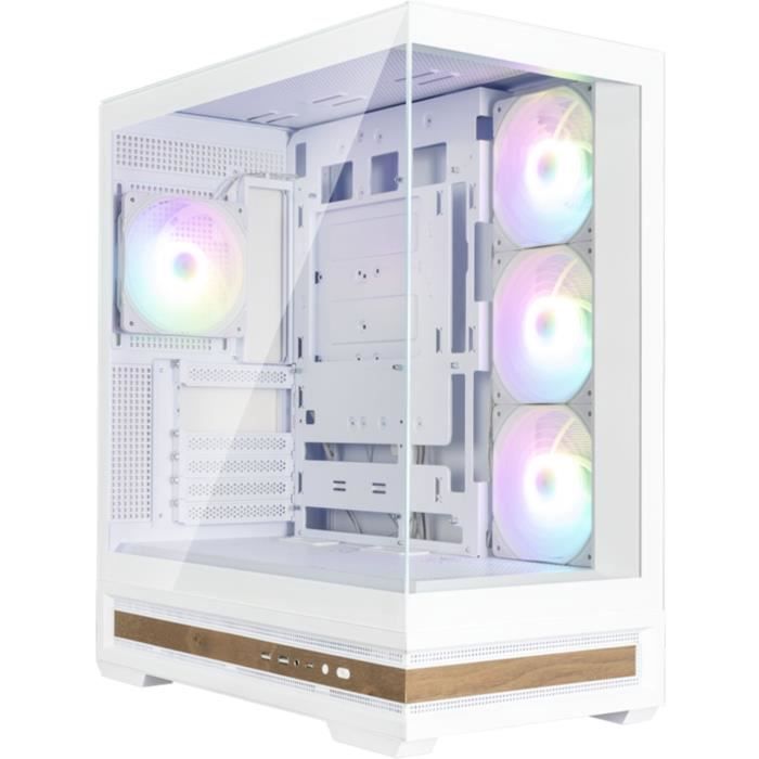 Boitier sans alimentation - ZALMAN P40 NAMU - Moyen tour - Format ATX - Blanc