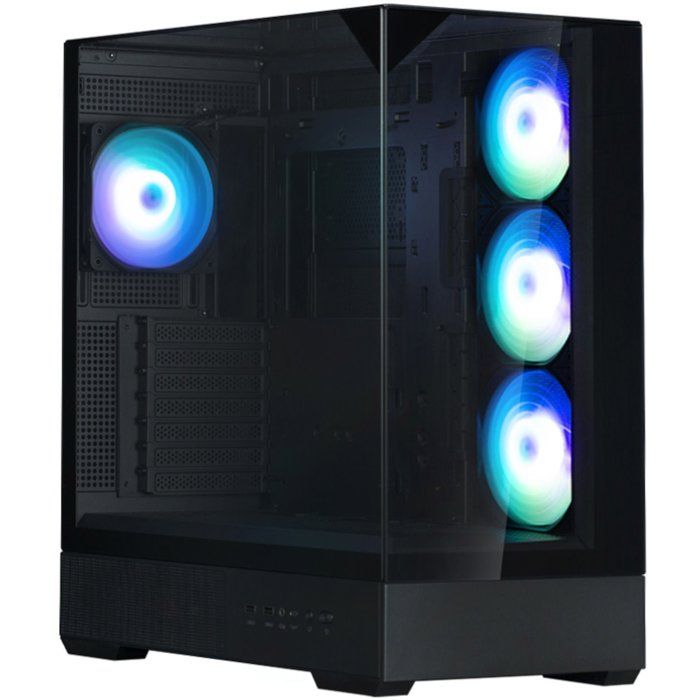 Boitier sans alimentation - ZALMAN P40 Prism Plus - Moyen tour - Format ATX - Noir