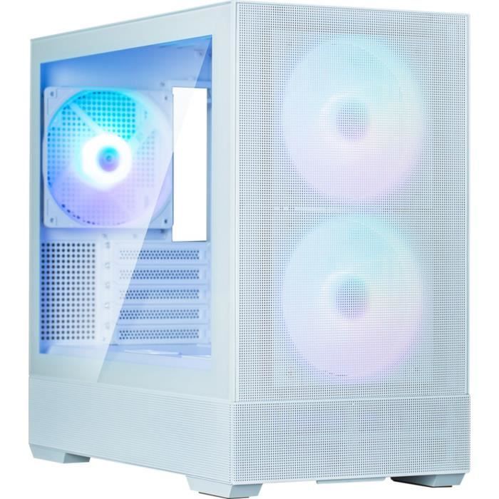 BoÓtier PC Mini Tour sans alim - ZALMAN P30 AIR (Blanc) - Micro ATX/Mini-ITX - 3x140mm A-RGB - Mesh - USB-C/3.0/HD Audio