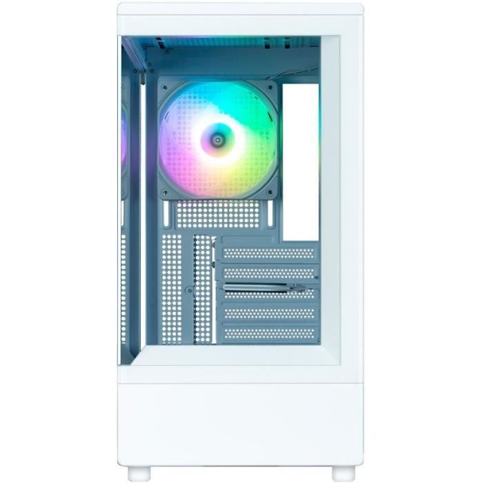 BoÓtier PC - ZALMAN - P10 - Mini tour - M-ATX - Blanc - Verre trempÈ - USB-C et A-RGB