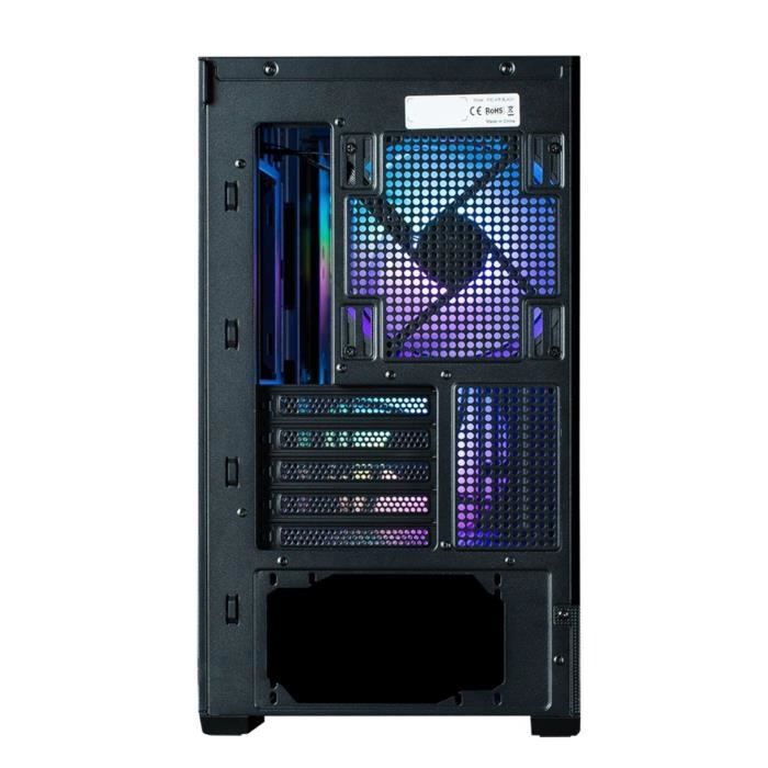 Boîtier PC Mini Tour sans alim - ZALMAN P30 AIR (Noir) - Micro ATX/Mini-ITX - 3x140mm A-RGB - Mesh - USB-C/3.0/HD Audio