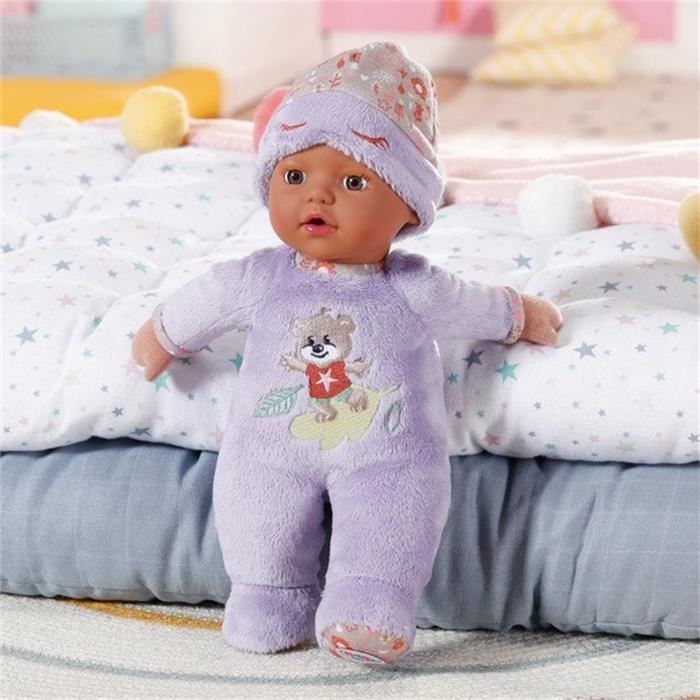 Baby Born - Sleepy - PoupÈe douce avec hochet intÈgrÈ - Violet - 30cm - Des 3 ans