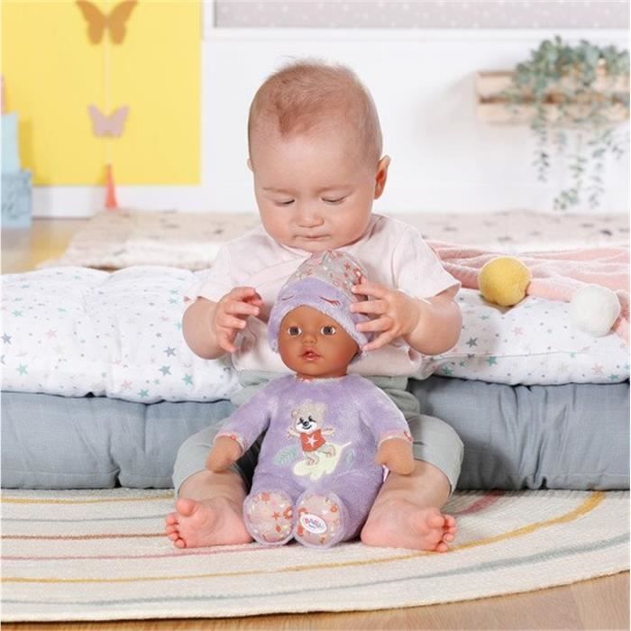 Baby Born - Sleepy - PoupÈe douce avec hochet intÈgrÈ - Violet - 30cm - Des 3 ans