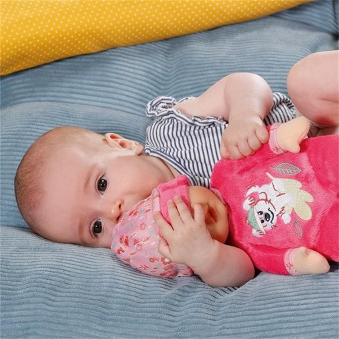 Baby Born - Sleepy - PoupÈe douce avec hochet intÈgrÈ - Rose - 30cm - Des 3 ans