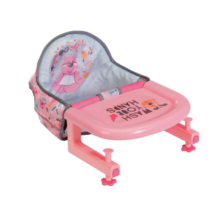 BABY BORN - Chaise haute pour poupée - Des 3 ans - Jeu d'imitation