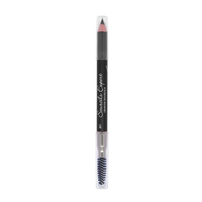 Crayon Sourcils Expert - Miss Den - 2-En-1 - Redessine & Discipline les Sourcils - Teinte 533 Noir