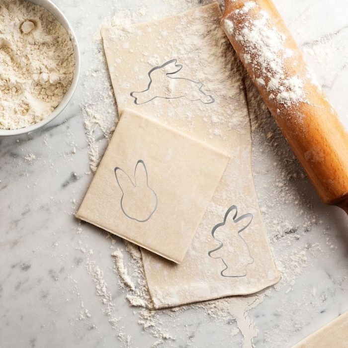 Ensemble de moule lapin de Pâques 3D et 5 emporte-pieces lapin - ZENKER