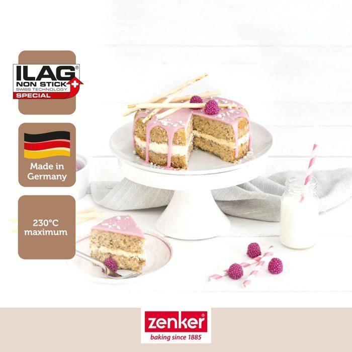 Lot de 2 mini moules a manqué a charniere - ZENKER - Special Mini - 12 et 16 cm