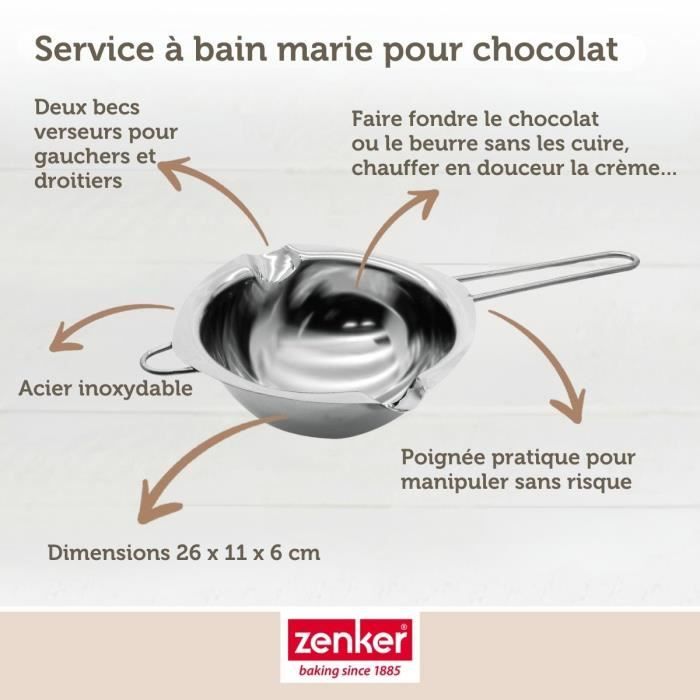 Service a bain marie et pince a friture pour beignets - ZENKER - Smart Pastry