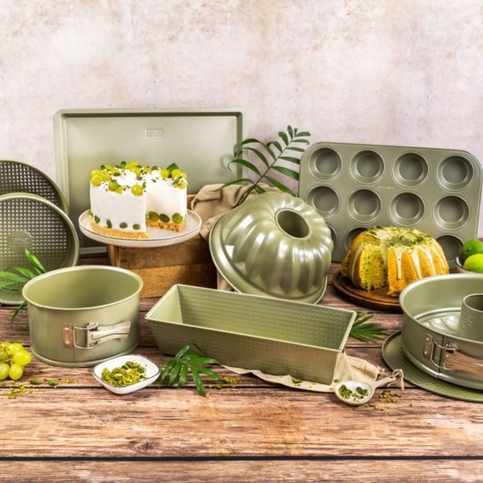 Ensemble de 3 moules a gâteaux - ZENKER - Green Vision - 18 a 30 cm