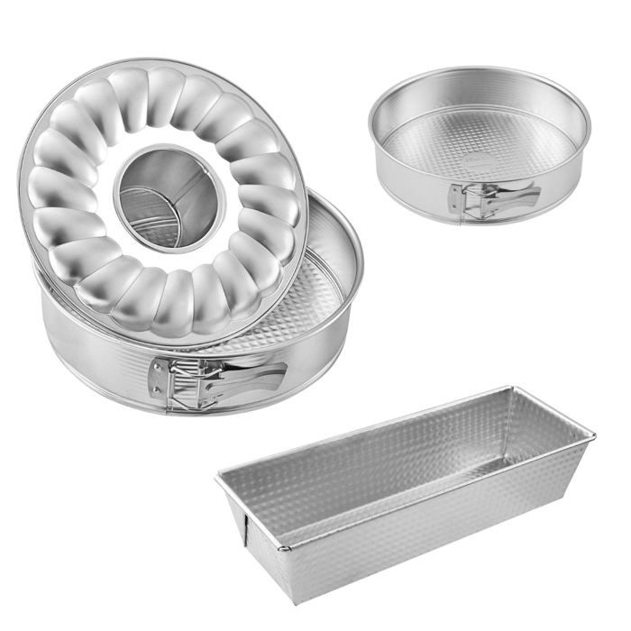 Ensemble de 3 moules a gâteaux - ZENKER- 30, 18 et 26 cm