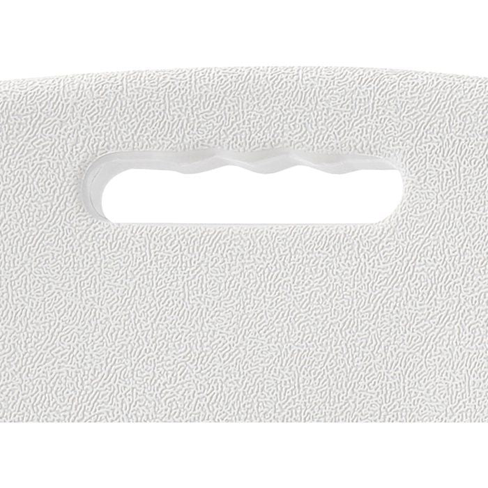Lot de 2 chaises de réception pliantes - TERRANOVA - 48x44,5xH86 cm - Structure en acier et assise en Polyéthylene PEHD - Blanc