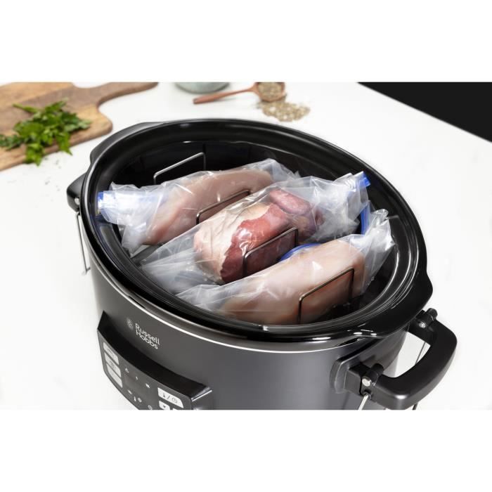 Mijoteur sous-vide Russell Hobbs 25630-56 - Cuisson basse tempÈrature - Sonde de tempÈrature - 6,5L - 290-350W
