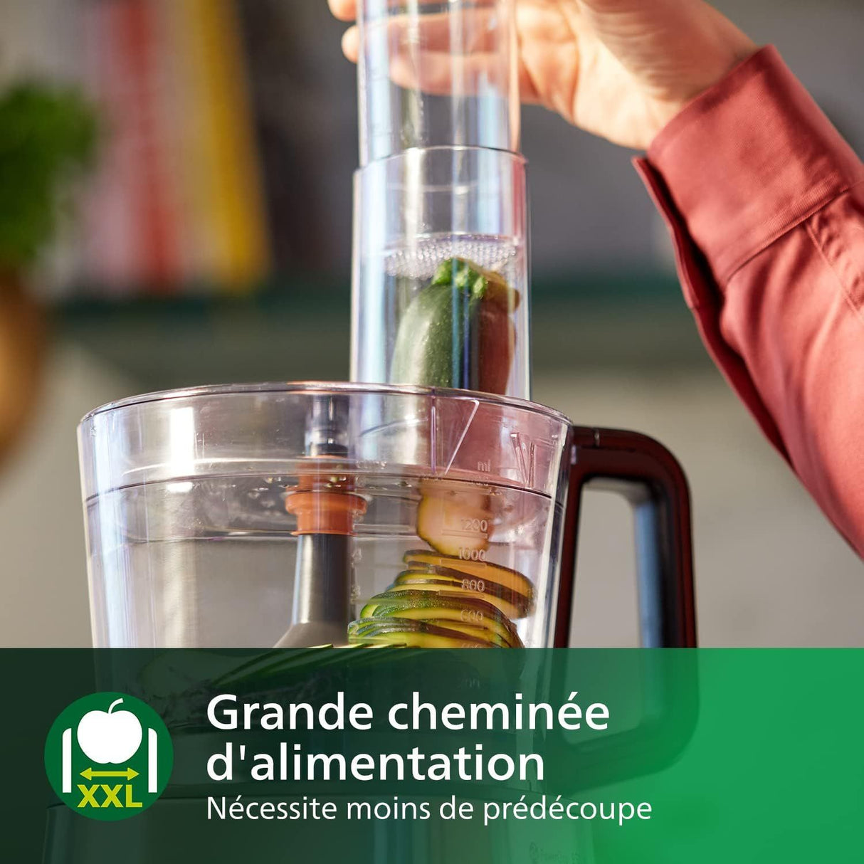 Robot cuisine - PHILIPS - HR7510 - Double disque & Presse-agrumes - Noir