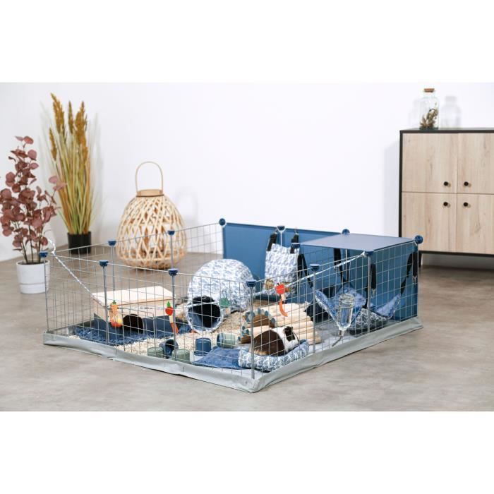 Enclos modulable - ZOLUX - Neo park - Parc pour petits animaux - Cochin d'inde - 105X105X35 - 1,10 m²