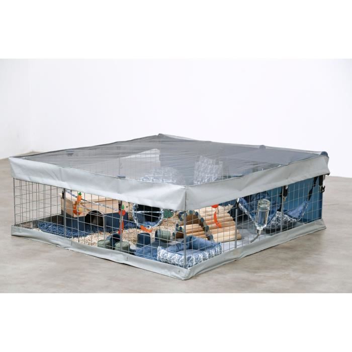 Enclos modulable - ZOLUX - Neo park - Parc pour petits animaux - Cochin d'inde - 105X105X35 - 1,10 m²