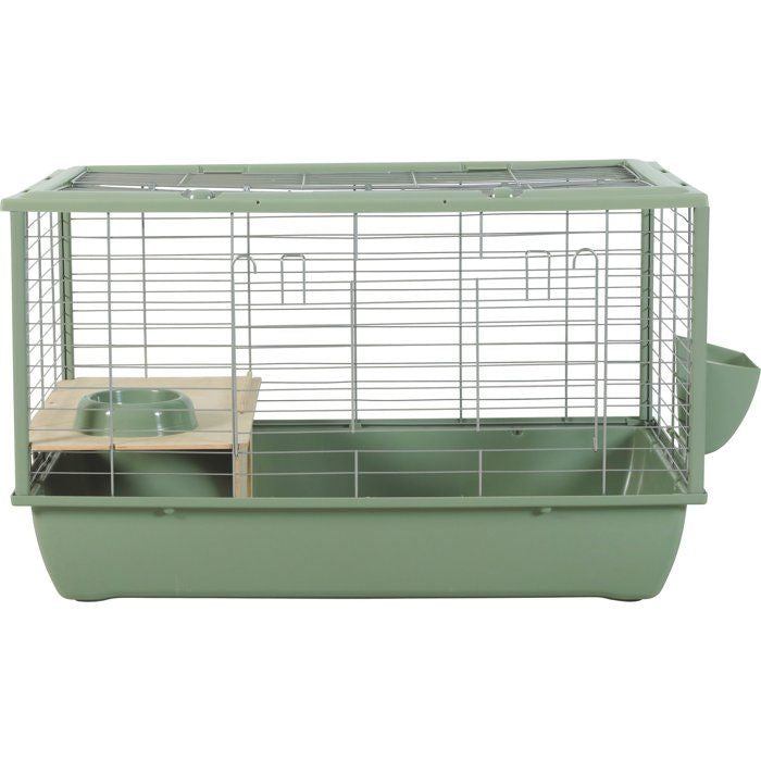 ZOLUX Cage grillagée cochon d'inde et rongeur Néolife - 80 x 52,5 x 48 cm - Vert