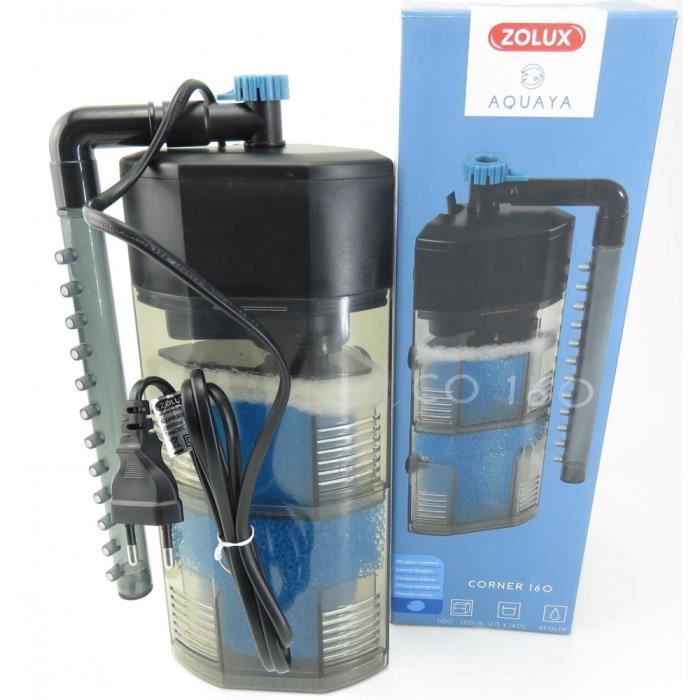 Filtre intérieur - ZOLUX - Corner 160 - 12 W - Débit réglable - Pour aquariums 120 a 160 L