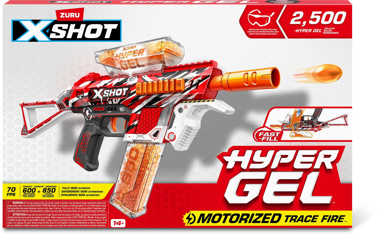 Pistolet - ZURU XSHOT - Medium Blaster - 2500 pastilles gel