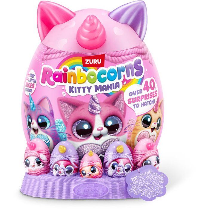 oeuf surprise - Peluche - ZURU - Rainbocorns KittyMania - Modele aléatoire - Des 3 ans