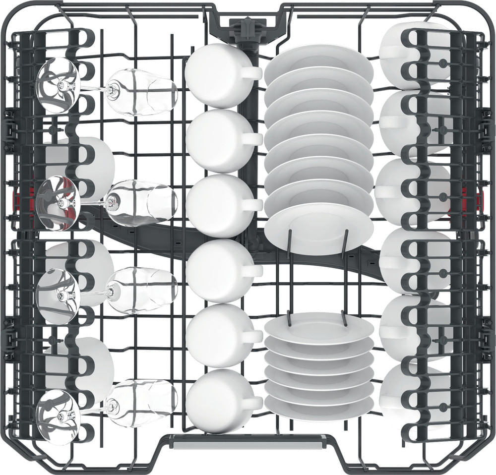 Lave-vaisselle tout encastrable WHIRLPOOL WKCIO3T133PFE 6eme Sens - 14 couverts - Induction - 43 dB - tiroir a couverts