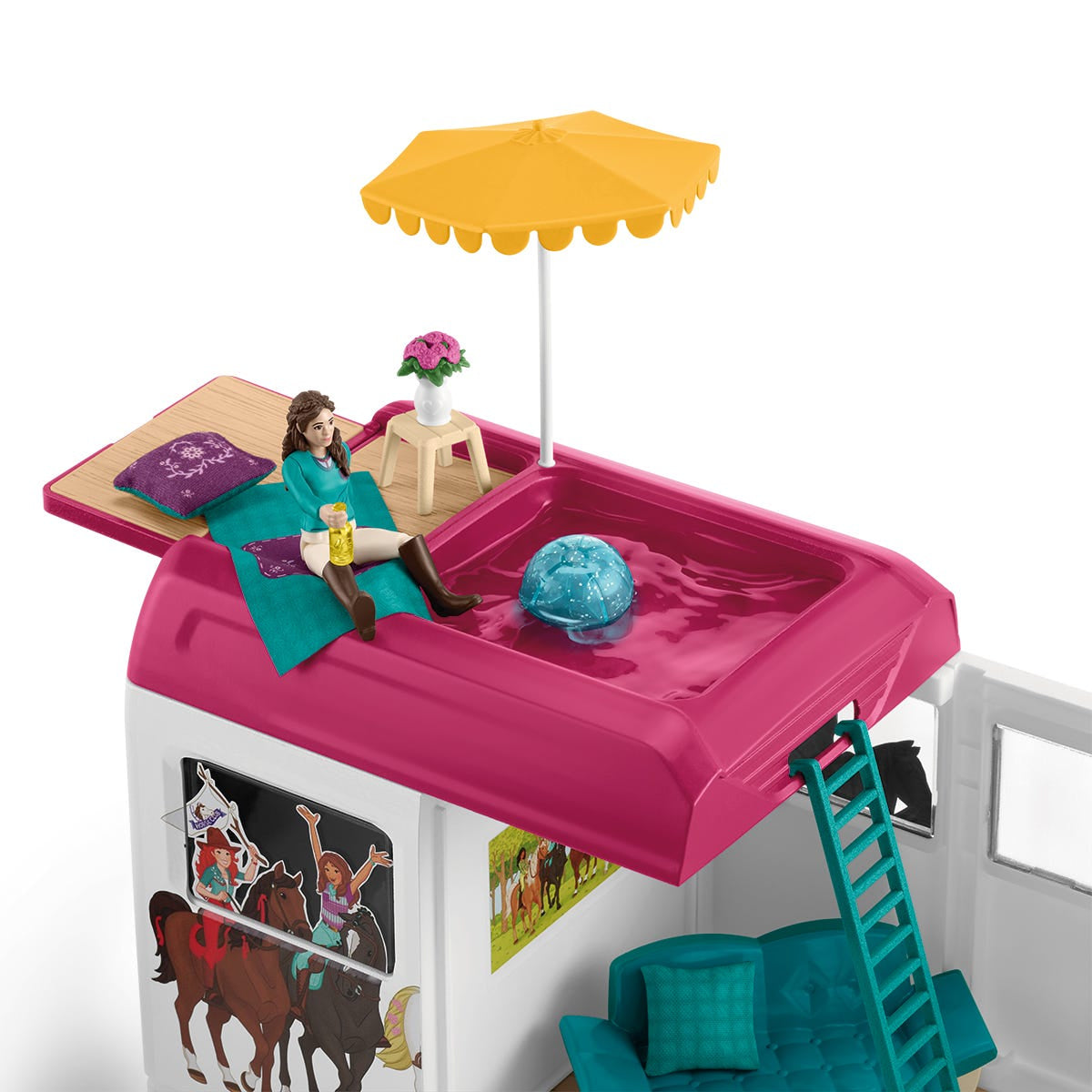 Camping-Car Equestre, schleich 42619 HORSE CLUB - coffret, 227 pieces, des 5 ans