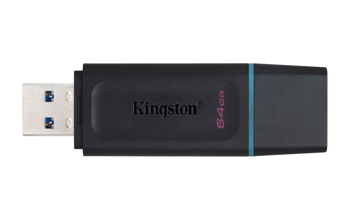 Clé USB 3.2 Kingston DataTraveler Exodia - 64Go (Bleu/Noir)