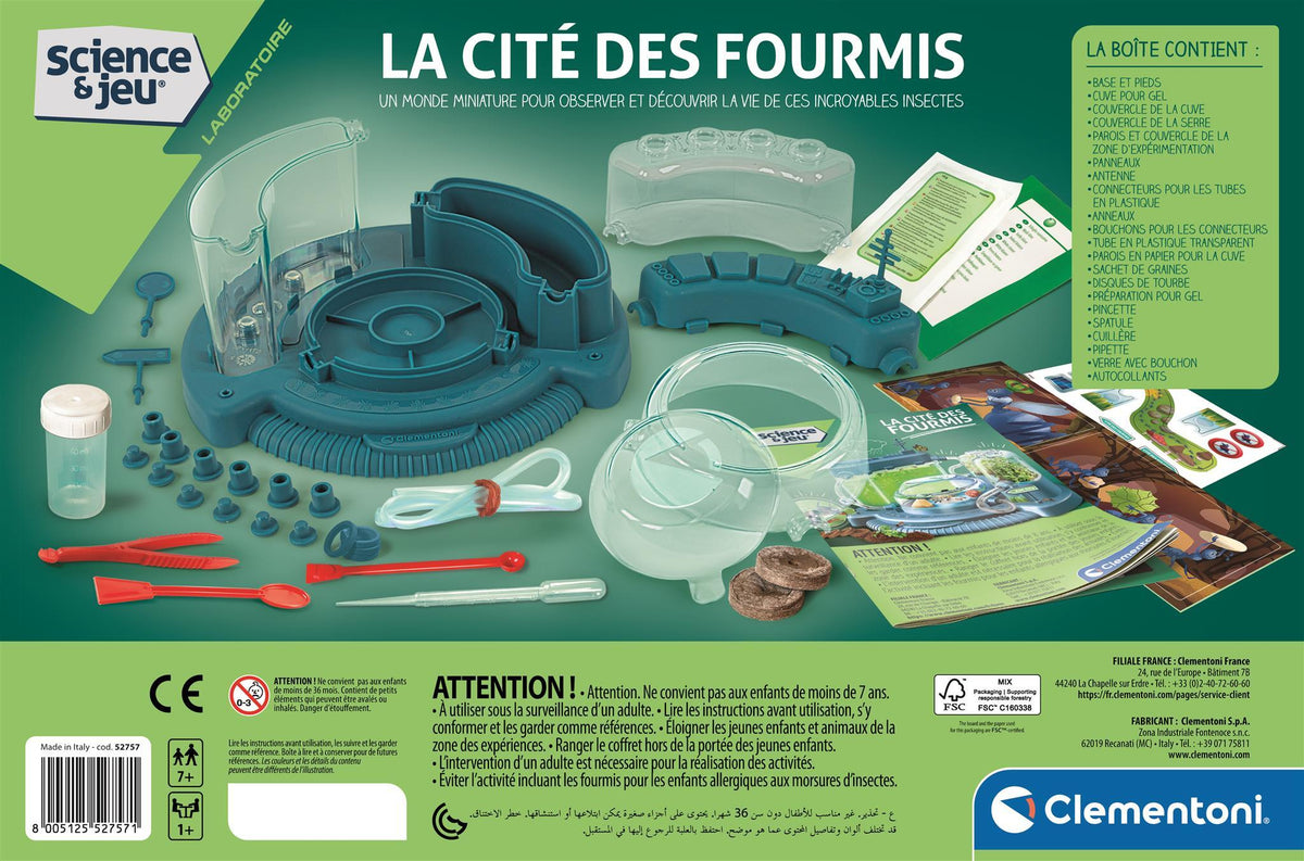 La cité des fourmis - Clementoni - Science & Jeu - Jeux Scientifiques