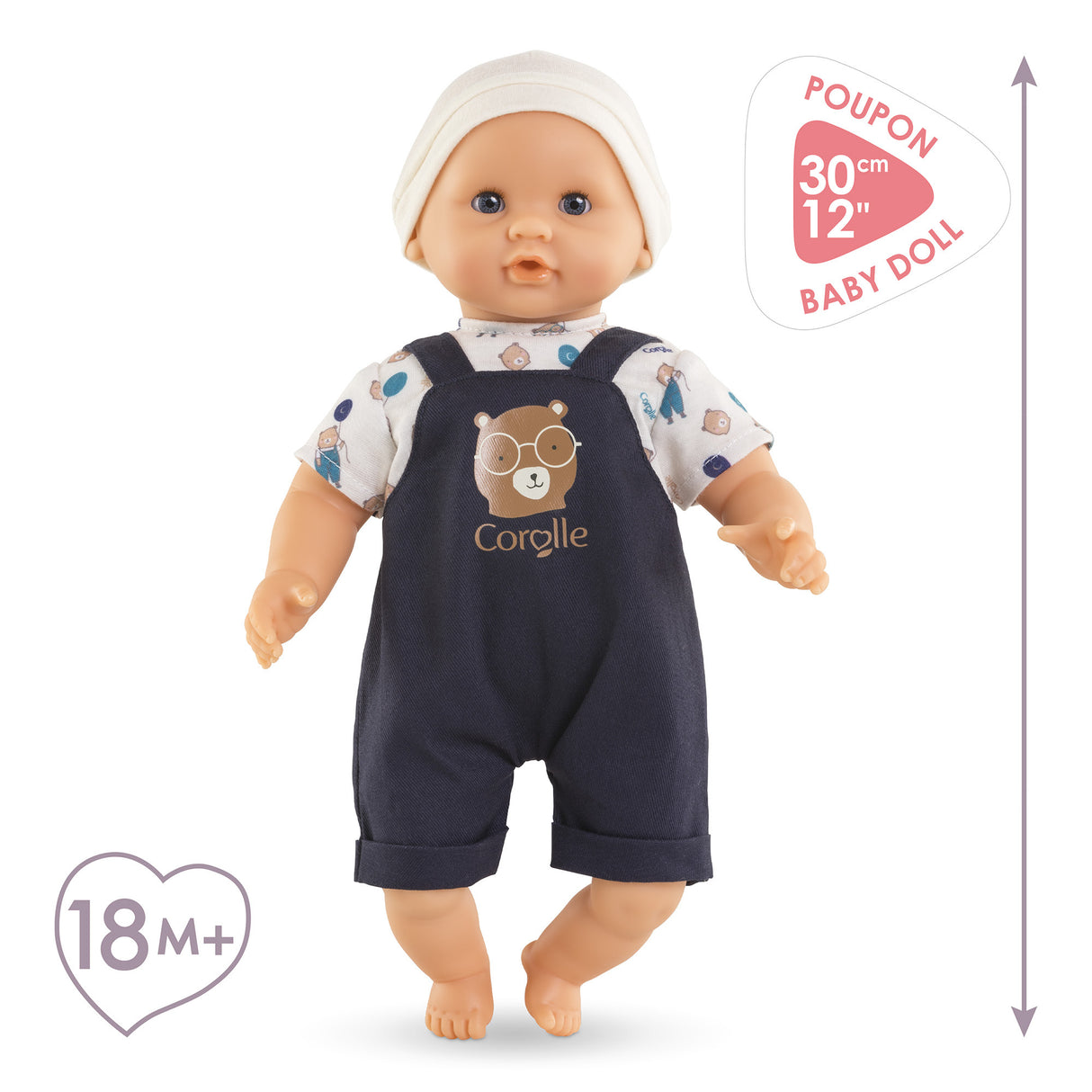Poupon - COROLLE - Bébé Calin Maël - Ourson - 30 cm - Des 18 mois