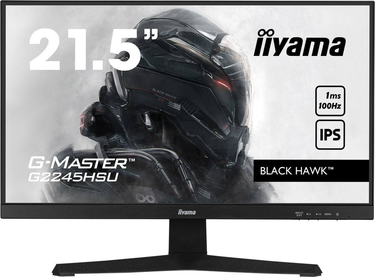 Ecran PC Gamer - IIYAMA - 22 - FHD - 100Hz - Dalle IPS - 1ms - G2245HSU-B2
