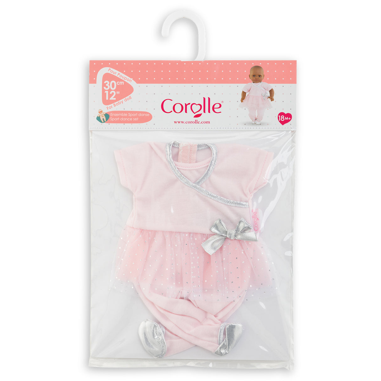 Ensemble Sport Danse pour Poupon 30cm - Corolle