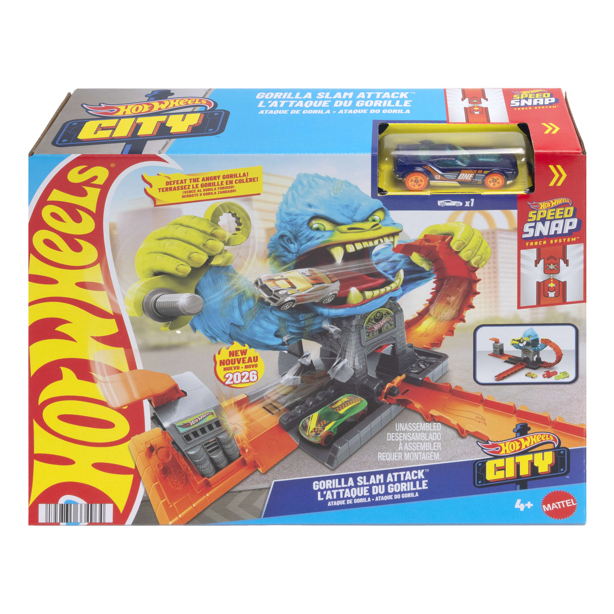 HW CITY ATTAQUE DU GORILLE
