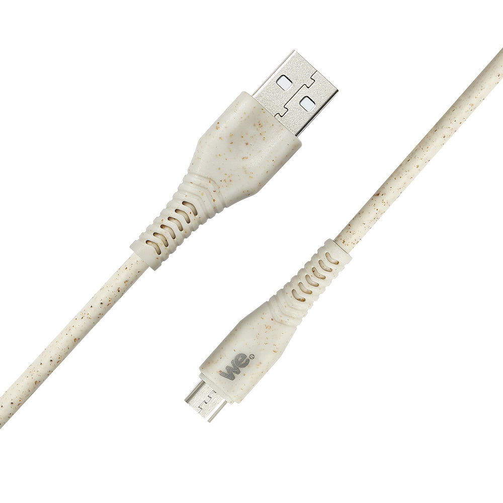 C ble micro USB/USB A bisourcé avec 30% de matières recyclées - 2m - Packaging é