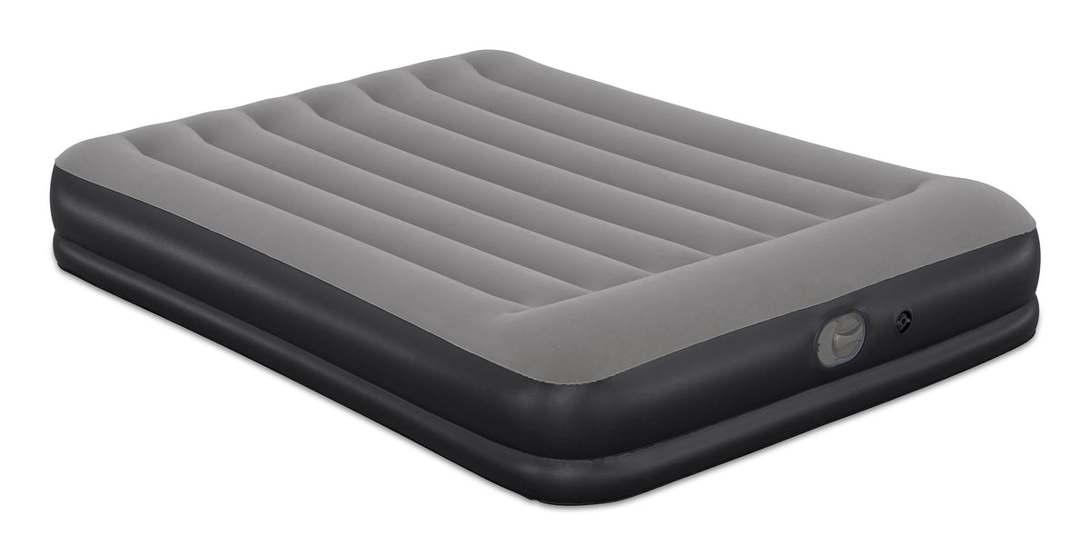 Matelas gonflable - BESTWAY - 671BU - Tritech Queen - 2 places, pompe USB intégrée, 2,03 m x 1,52 m x 36 cm