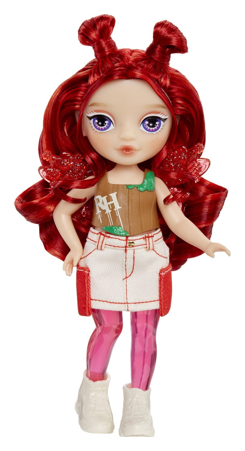 Rainbow High Littles Rainbow Fantasy Fairies Doll- Apple (Red)