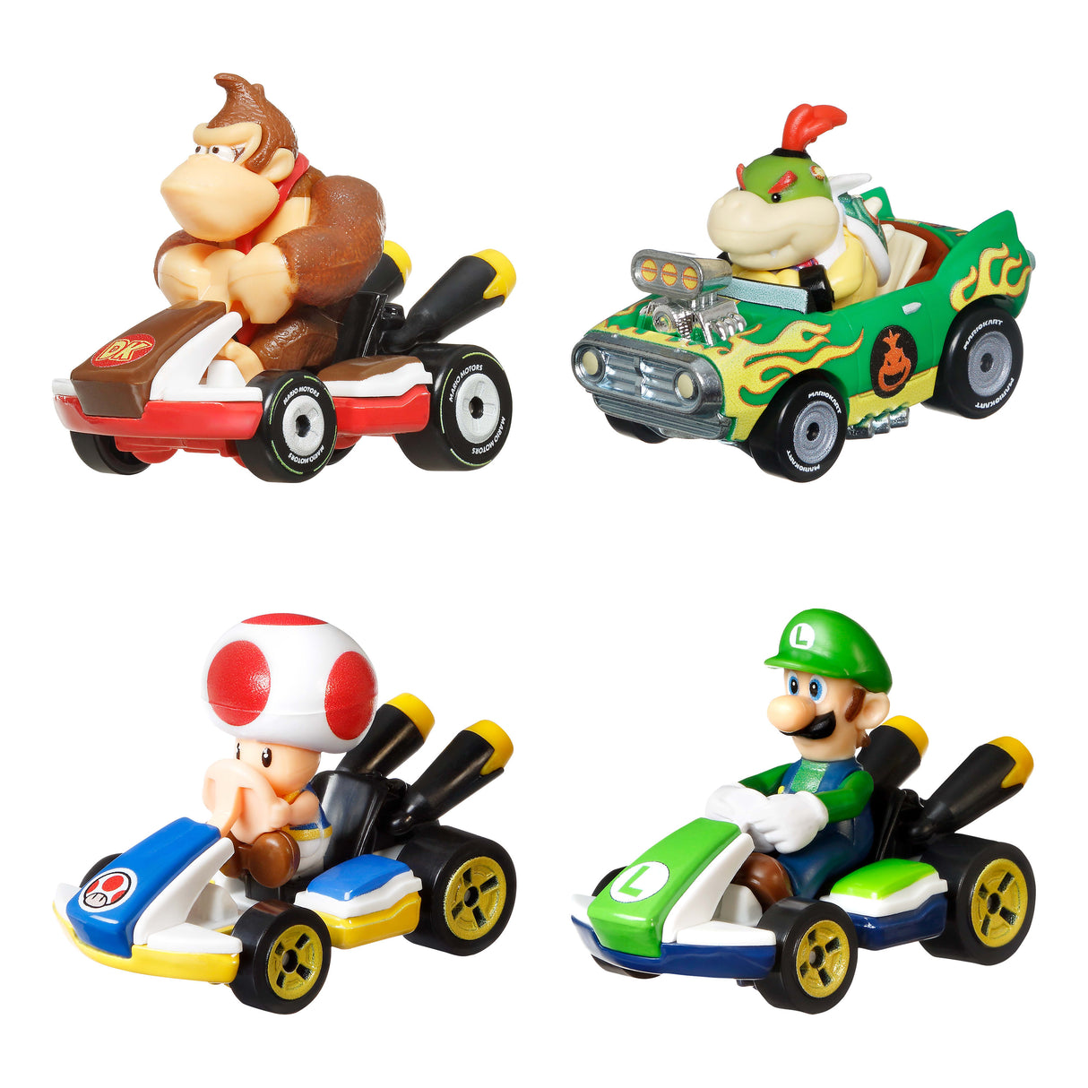 Hot Wheels - Véhicule Mario Kart (modele aléatoire) - Petite Voiture - 3 ans et + GBG25