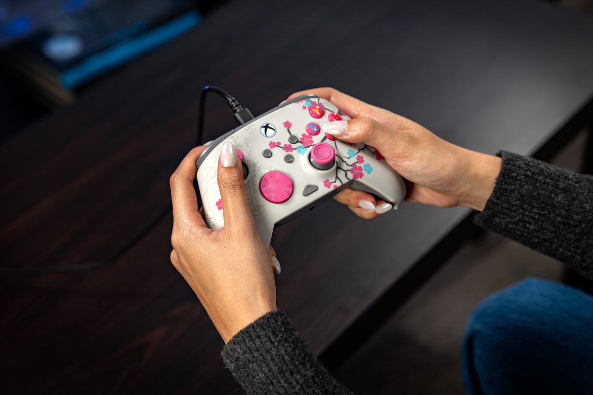 Manette de jeu - Xbox - Rematch Advanced - Filaire - Cherry Blossom - Compatible PC - Turtle Beach