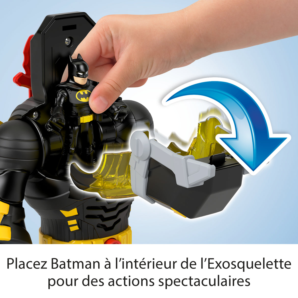 Imaginext Batman dans son Exosquelette - Fisher-Price figurine DC Super Friends - Des 3 ans - HYG31