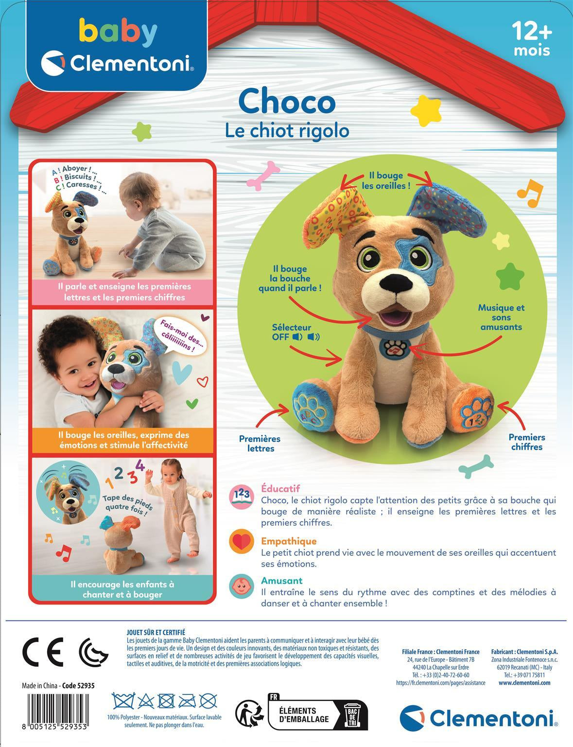 CLEMENTONI - Choco, le Chiot Rigolo