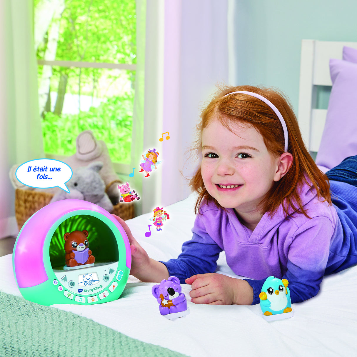 VTECH - STORY'CLOCK - MA CONTEUSE RÉVEIL - Bleu