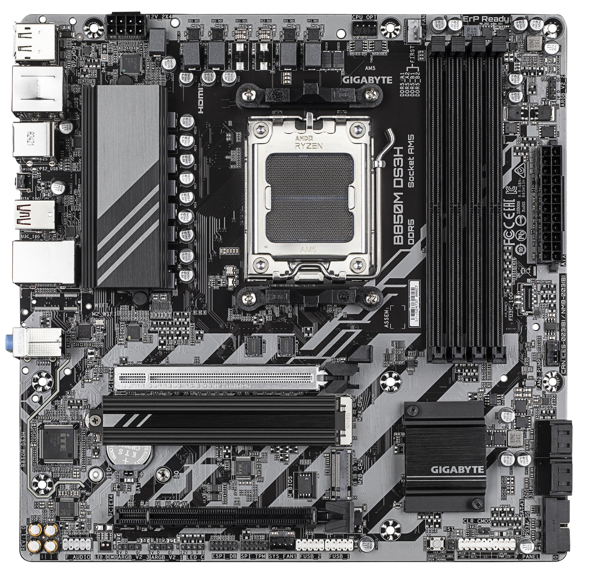 Carte Mére Gigabyte B850M DS3H (AM5) Micro ATX